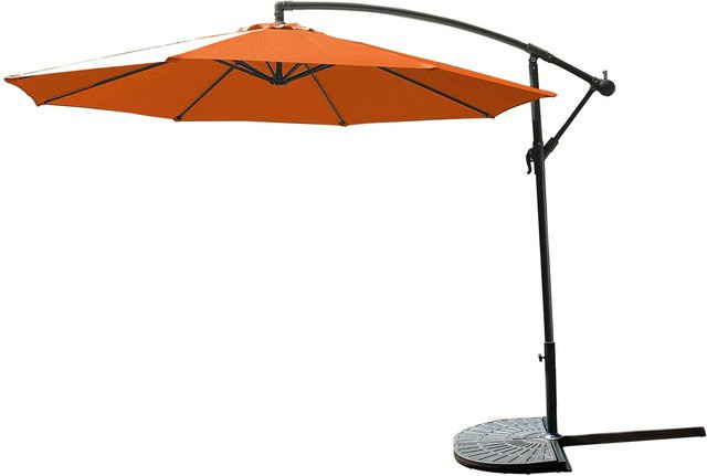 Solax-Sunshine Ampelschirm aus Aluminium in Orange mit Ø 3 m - Bild 1