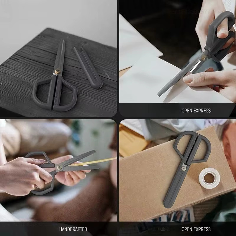 JIMIHOME 2-teiliges Mini-Kombiset aus Schere und Messer mit verstellbarer Schutzhülle für präzise DIY-Arbeiten - Bild 3