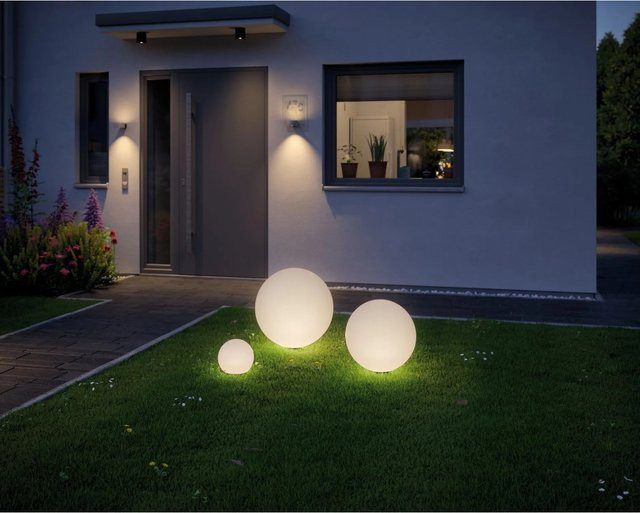 Paulmann Plug & Shine LED-Leuchte Globe Kugel Weiß IP67 Warmweiß - Bild 2