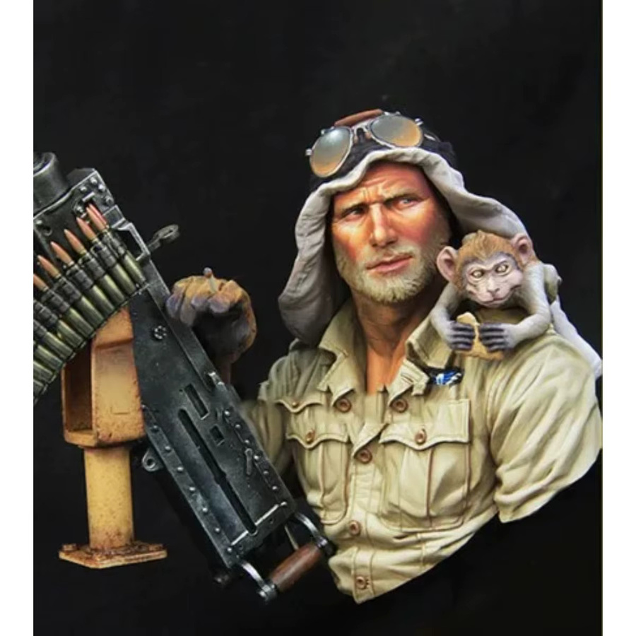 GK Britischer Schütze, Resin-Soldatenmodell, 1/10, unmontiertes und unbemaltes DIY-Set - Bild 2