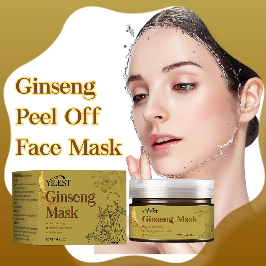 YILEST Multi-Action-Ginseng-Gesichtsmaske Peel Off, 120 g, Unisex - Bild 4