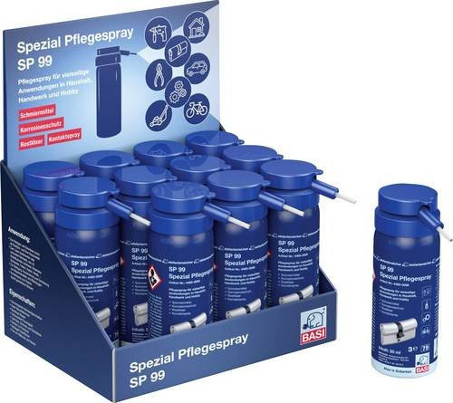 BASI Kontaktspray Aerosol Blau 12 Stück - Bild 1