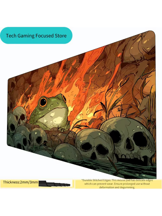 Potdemiel Dark Fantasy Frog Design Magic: The Gathering Spielmatte, bunt - Bild 5