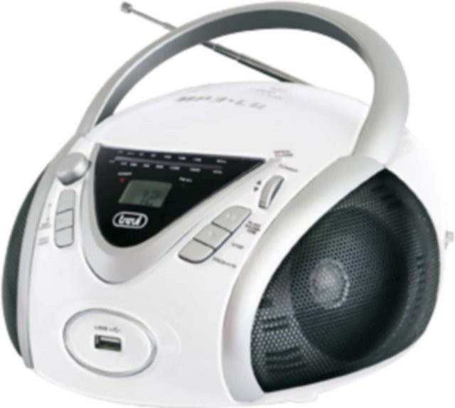 Trevi CMP 542 Boombox mit CD, MP3, USB und FM/AM-Radio in Weiß - Bild 1