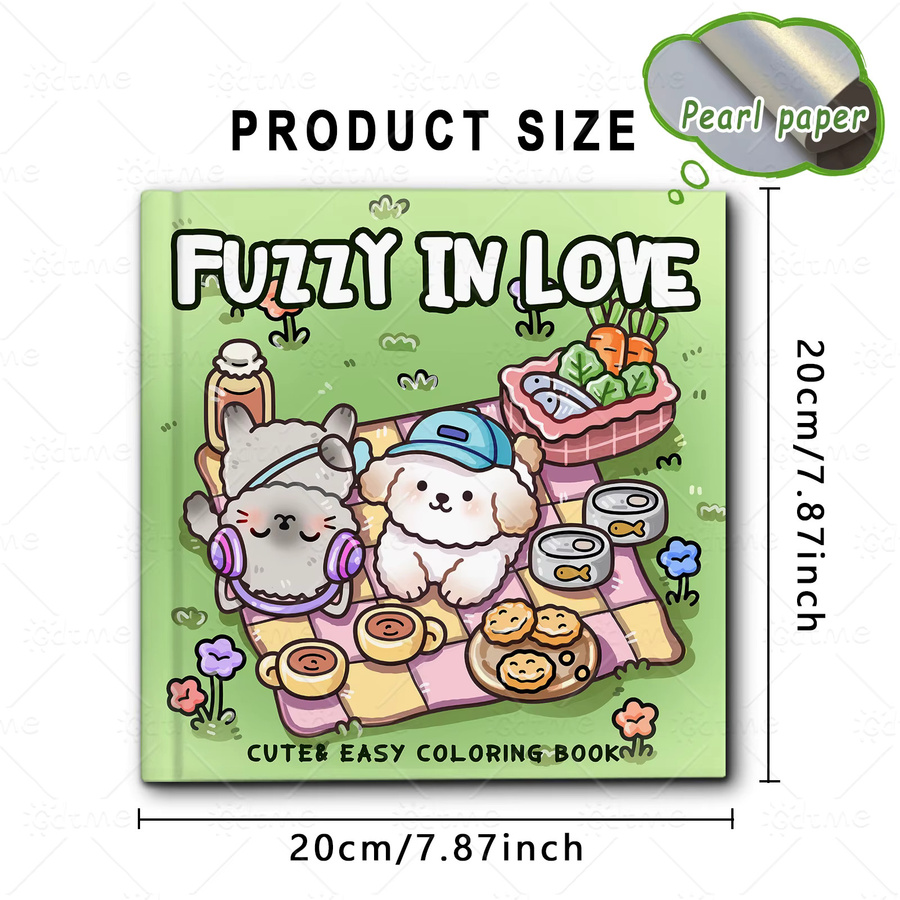 FUZZY IN LOVE Malbuch, Zeichenbuch, bunt - Bild 2