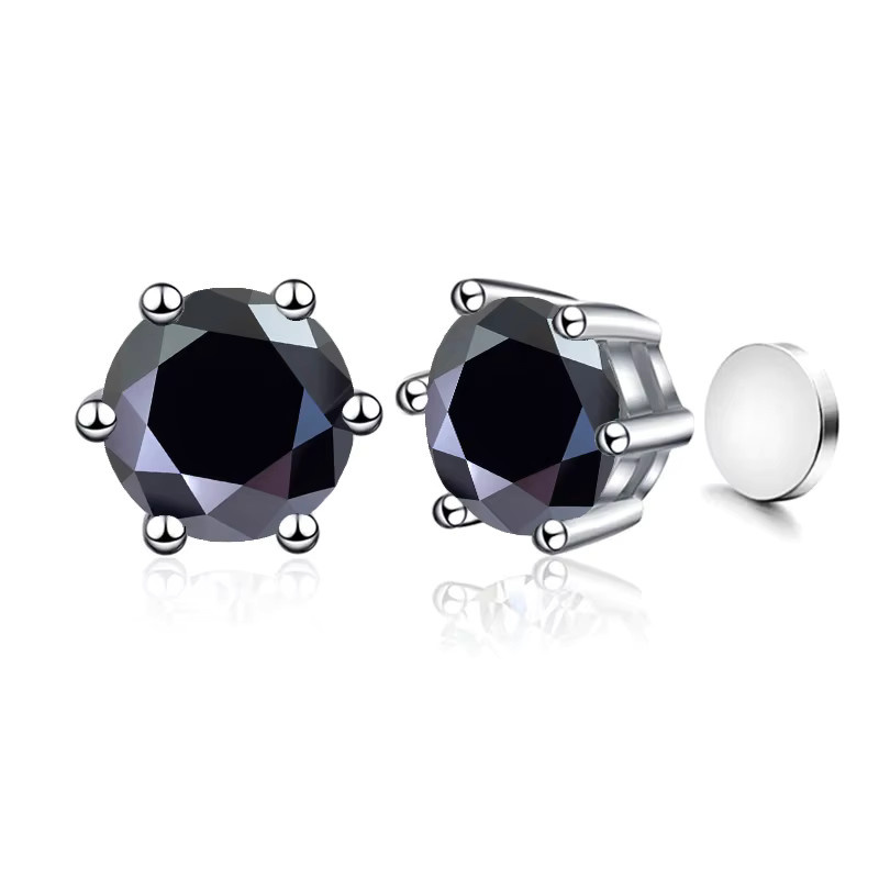 JOYCE JELLY Ohrstecker, 925 Silber, Moissanit, Unisex - Bild 3