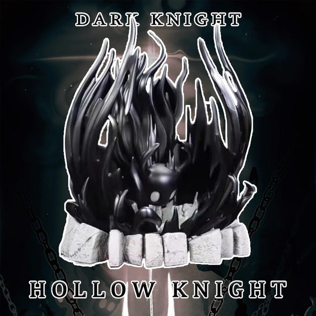 HEROCROSS Hollow Knight Silksong Dark Knight Szene Statue, Actionfiguren, Modellbausatz, 15cm - Bild 1