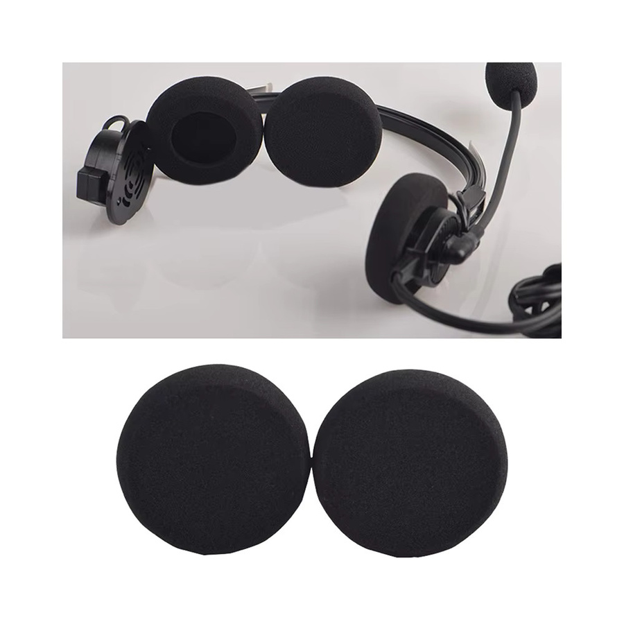 Ersatz-Ohrpolster Set für Telex Airman Serie 750 Aviation Headset in Schwarz - Bild 6
