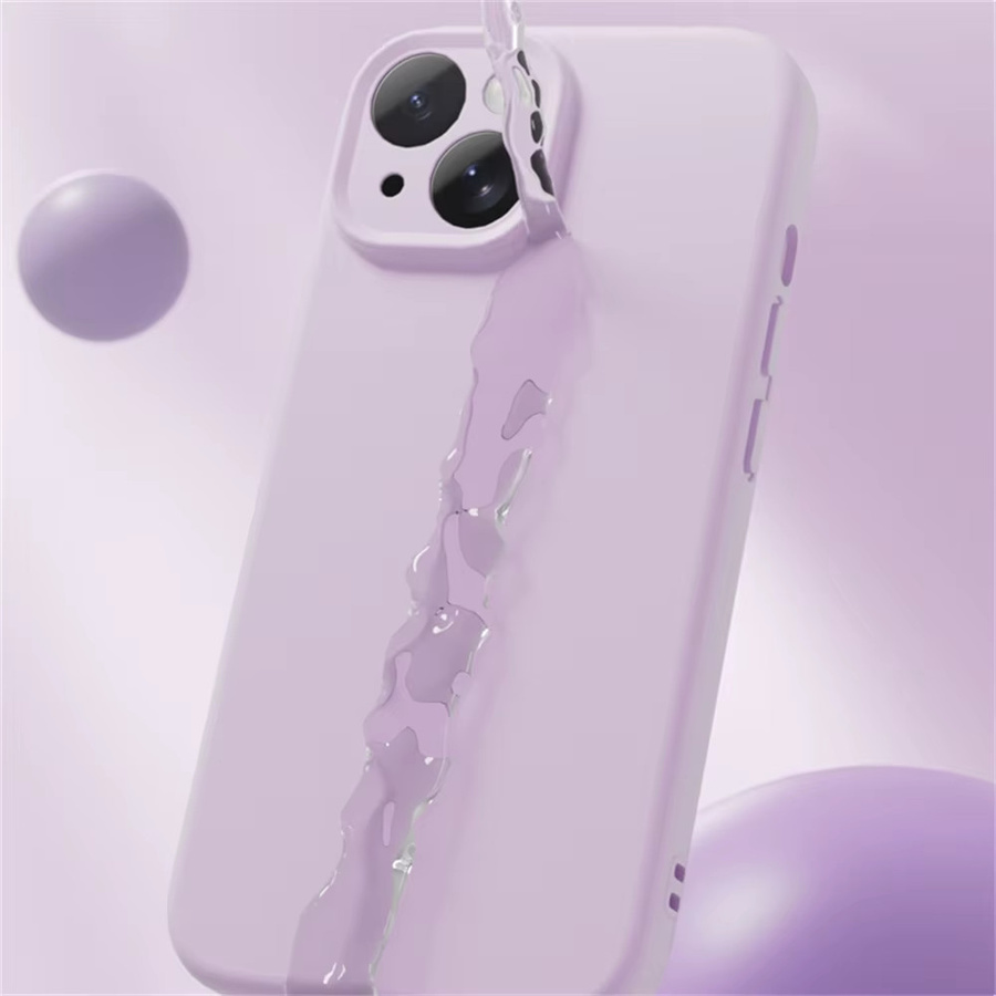 Magnetische Silikonhülle für iPhone 16 Pro Max, 15 Pro, 14 Pro Max, 13, 12, 11 in Weiß mit Unterstützung für kabelloses Laden - Bild 1