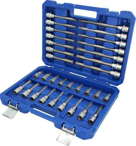 Brilliant Tools Stecknuss-Set BT022032 aus Chrom-Vanadium in Silber und Blau mit 1/2 Zoll Antrieb - Bild 1