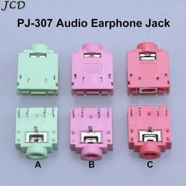 JCD PJ-307 PJ-307C Stereo Audio Kopfhörer Jack Buchse 3,5mm für PCB - Bild 1