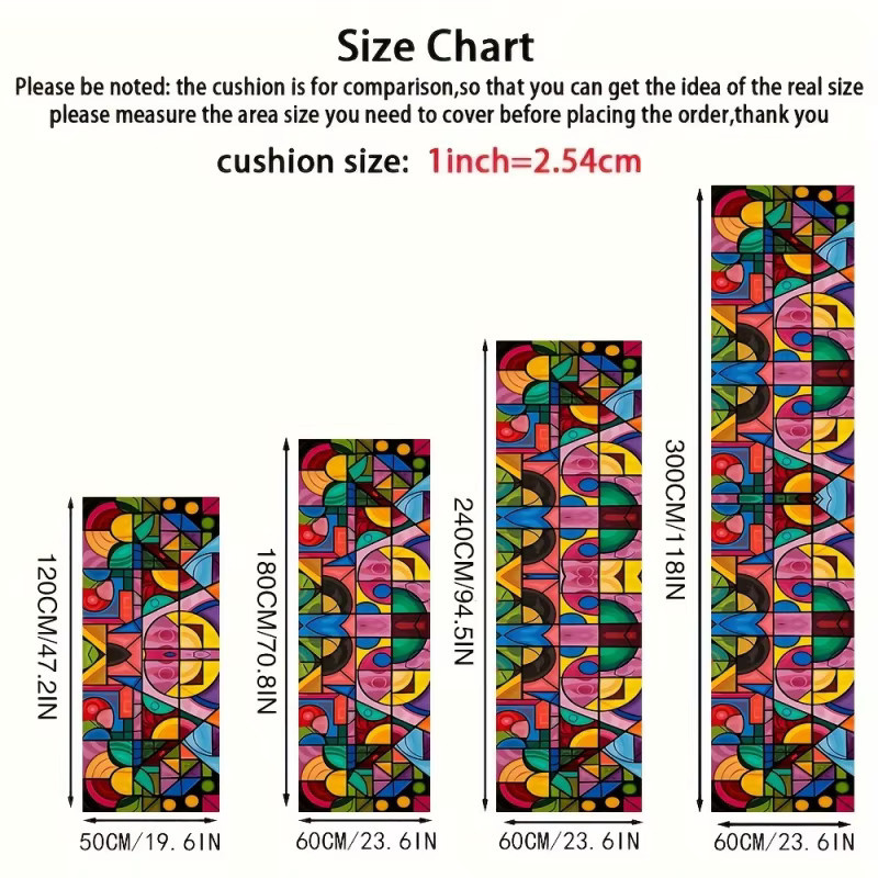 VIKAMA Geometrischer Teppich in Multicolour, schmutzabweisend und rutschfest, modern und rechteckig - Bild 5