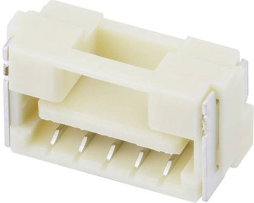 Molex Einbau-Stiftleiste Standard 5-polig in Weiß mit 1,25 mm Rastermaß - Bild 1