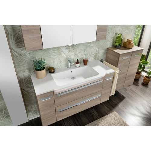 Fackelmann Gussmarmorbecken Luxor in Weiß, B/H/T: 120 x 142 x 48,5 cm - Bild 2