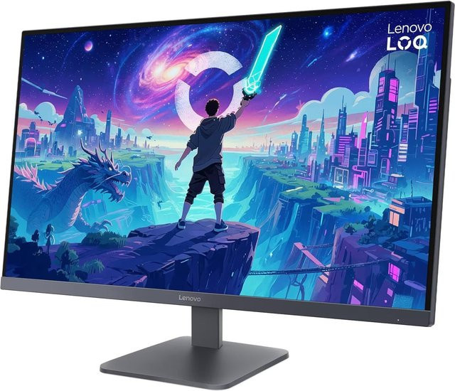 Lenovo LOQ 32Q-10 Gaming Monitor, 31,5 Zoll, QHD, 180 Hz, 0,5 ms, VA, Lunar Grey - Bild 1