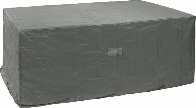 Wasserabweisende und fleckresistente Schutzhülle für Tisch mit Stühlen aus Polyester und PVC mit Kordelzug, B/T/H: 210 x 160 x 80 cm - Bild 1