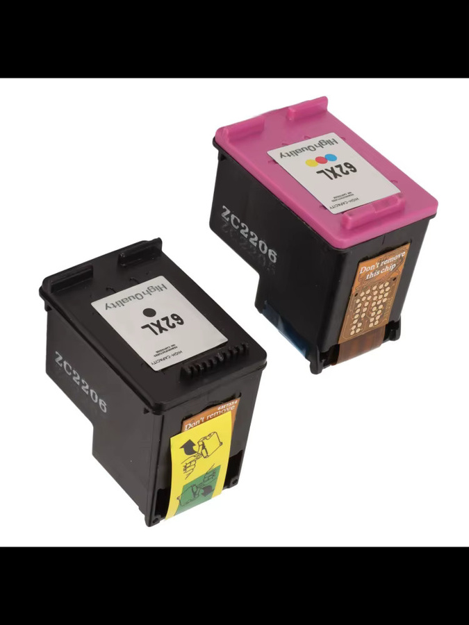 Aibecy Tintenpatronen Set 62XL in Schwarz und Farbe als Ersatz für HP OfficeJet 200 258 5540 5542 5640 7640 Drucker, 2 Stück - Bild 6