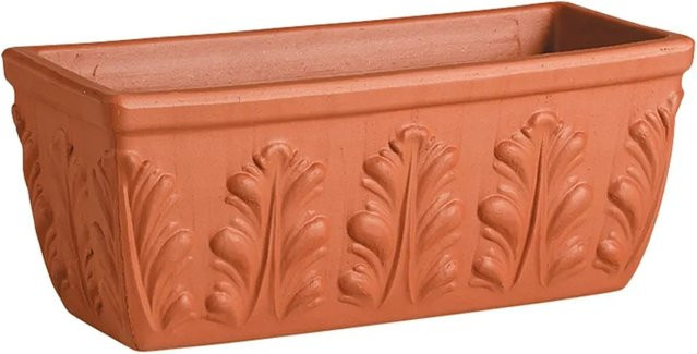 Deroma Pflanzkasten Roma in Cotto Rot mit einer Breite von 32 cm - Bild 1