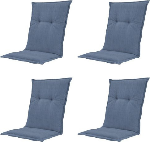Madison Auflage Basic 4er-Set rechteckig in Blau - Bild 1