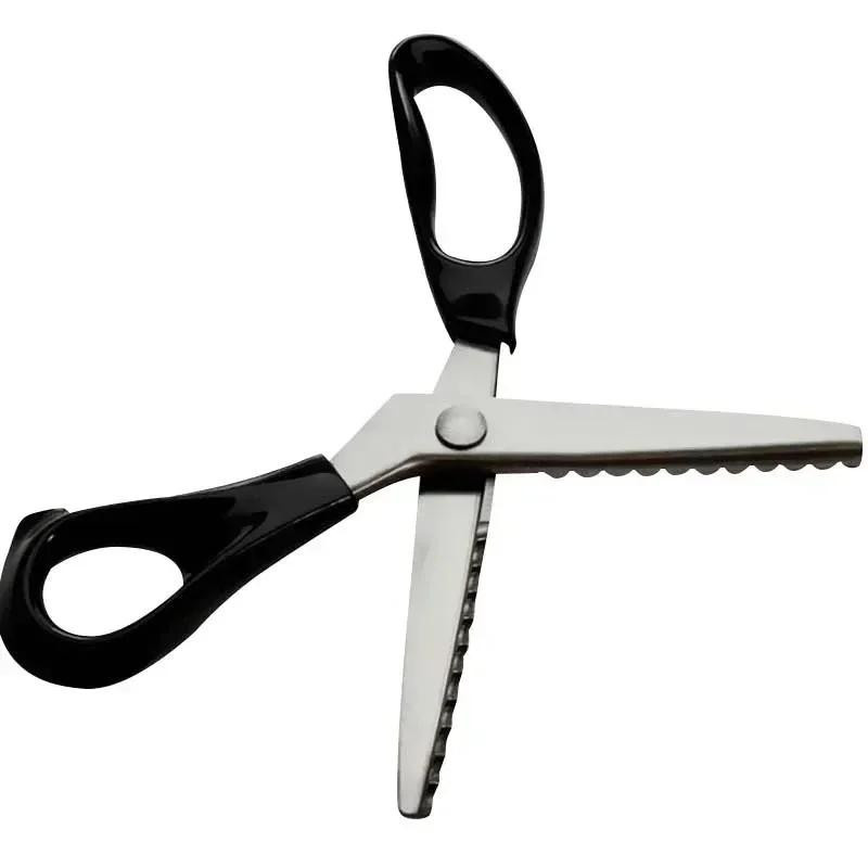 Professionelle Schneiderschere mit gewelltem Rand und Zackenschere Round-7mm für Stoffe und Näharbeiten - Bild 3