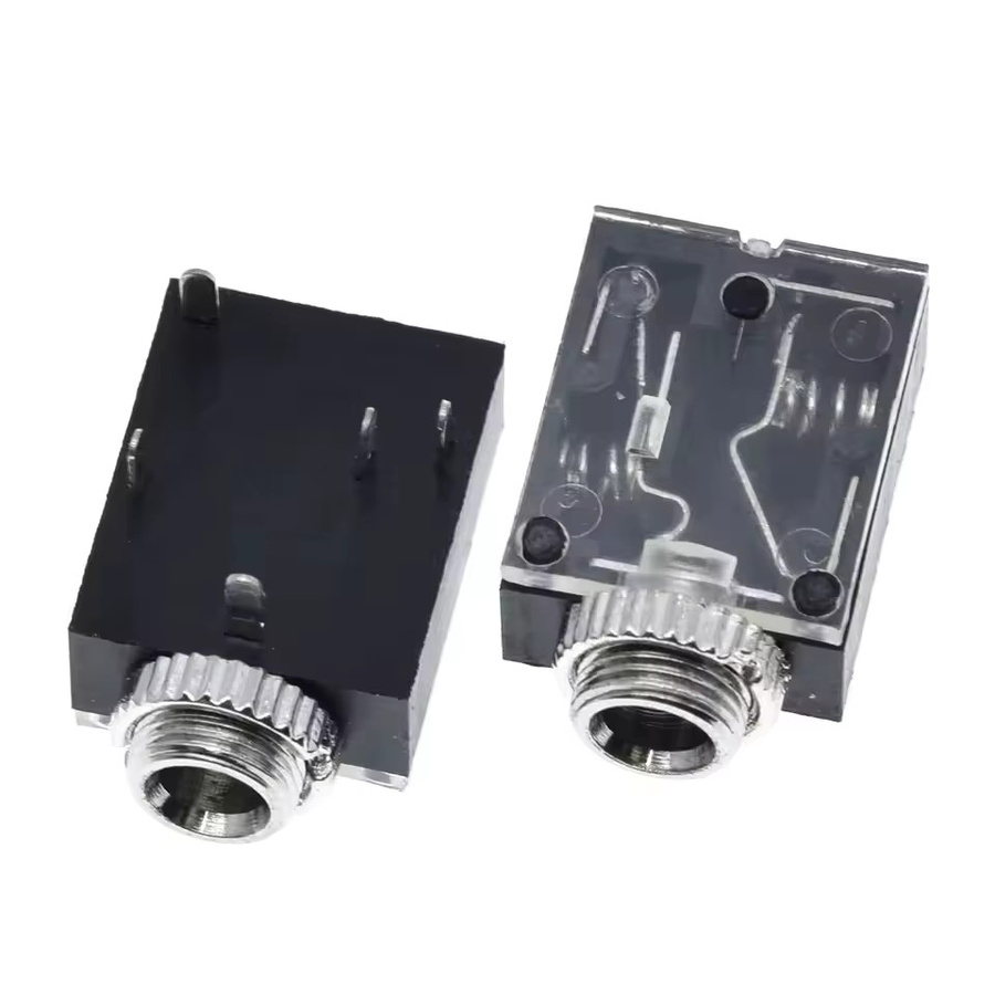 5-polige 3,5 mm Stereo-Audio-Video-Buchse für Schalttafelmontage mit Mutter PJ-324M - Bild 2