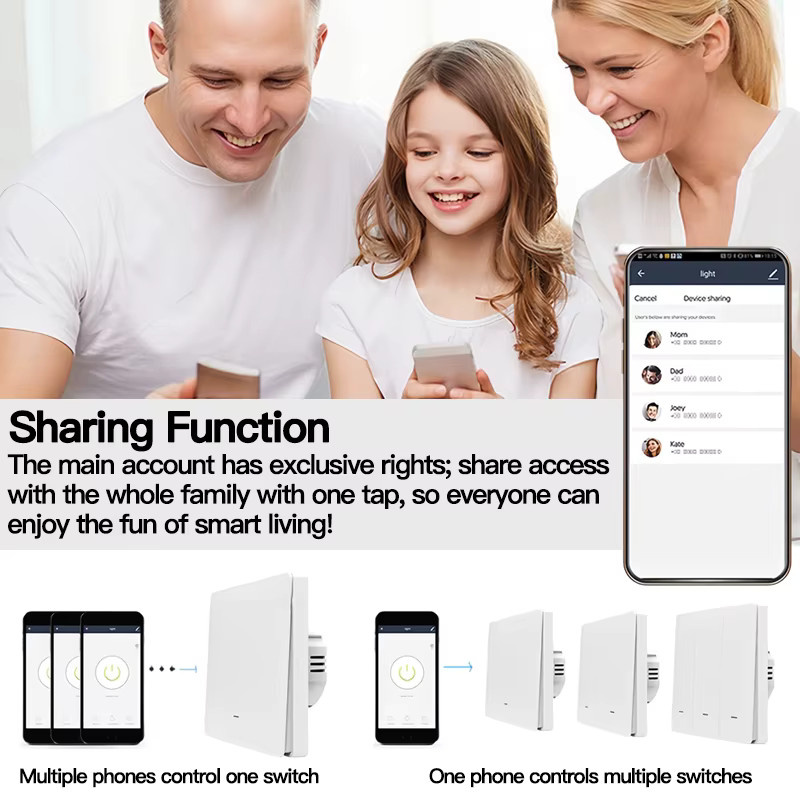 Tuya ZigBee Smart Light Switch Kit in Weiß, ohne Neutralleiter, kompatibel mit Alexa und Google Home - Bild 4