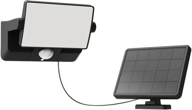 Philips Solar-Outdoor-Sicherheitswandleuchte Fyns mit LED und Bewegungssensor, Schwarz, B/T/H: 12,5 x 11,5 x 18,6 cm - Bild 1