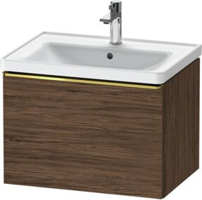 Duravit Waschtischunterschrank D-Neo, wandhängend, Grau, B: 63,4 cm, T: 45,2 cm, H: 44,0 cm - Bild 1