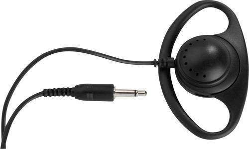 Monacor ES-230 In-Ear Kopfhörer kabelgebunden Schwarz mit 3,5 mm Jack - Bild 1