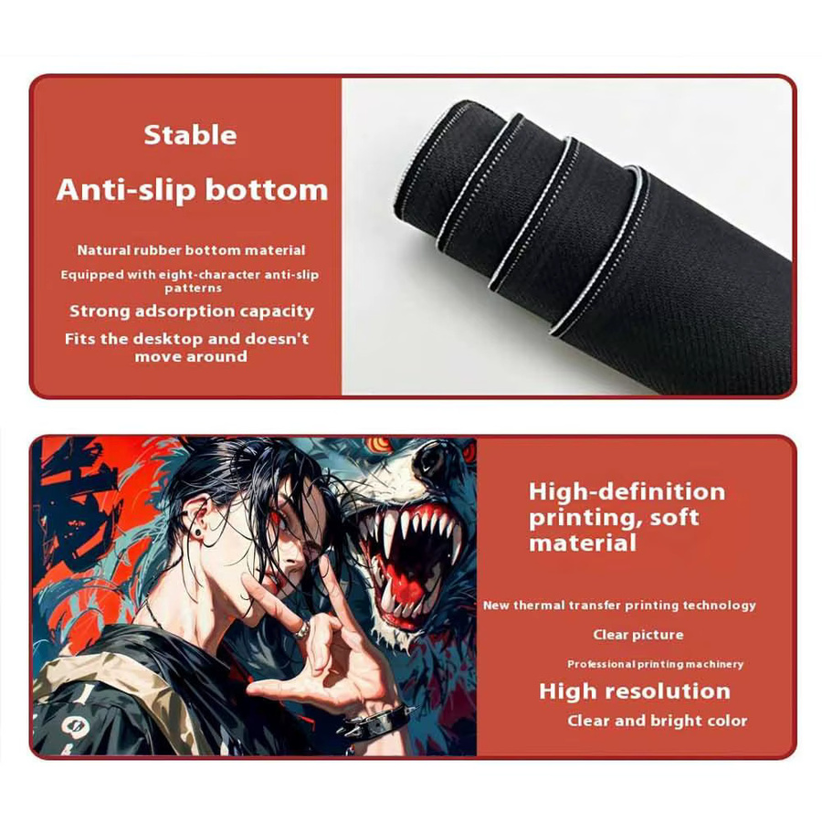 Mairuige Anime Mauspad Multicolour Gaming Tastaturmatte für deinen Schreibtisch - Bild 3