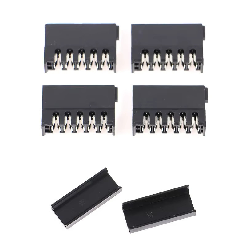 KOQZM 10er Set SATA Power Stecker für HDD mit Kupferkern in Schwarz - Bild 4