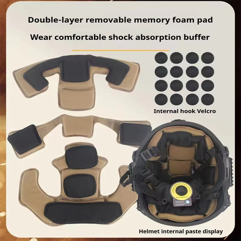 Fast MH Taktischer Helm aus Fiberglas mit Wendy's Suspension Pad für Outdoor-Aktivitäten und Training, Gewicht: 1,5 kg - Bild 5