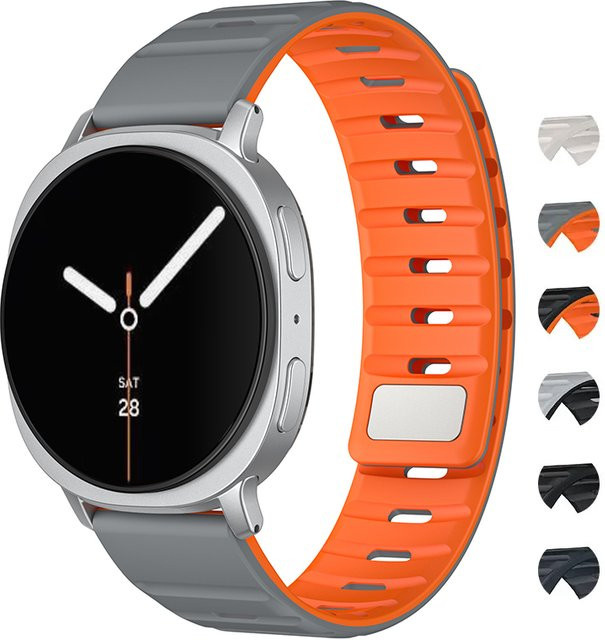 Magnetisches Silikon-Armband von CHIICSMART für Samsung Galaxy Watch 8 und Watch 8 Classic, Unisex Ersatzarmband mit Schlaufen-Design - Bild 1
