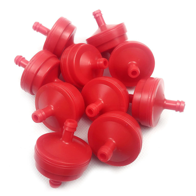 Kkmoon Inline Kraftstofffilter 1/4 Zoll Ersatz für Briggs Stratton 298090, 4105, 298090S in Rot - Bild 2