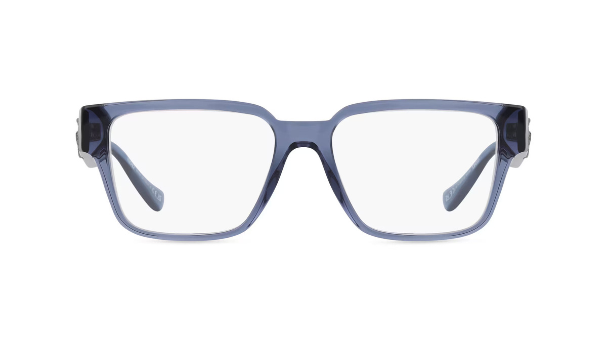 Versace VE3346 Korrektionsbrille, Vollrand, Quadratisch, Acetat, Blau, Herren - Bild 1