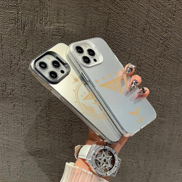 SK Telecom T1 Faker LoL Handyhülle für iPhone 11 bis 17 Pro Max Plus, stoßfeste matte Rückseite, transparent/pink - Bild 1