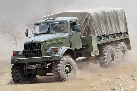HobbyBoss Russian KrAZ-255B, Fahrzeug, 1:35, Grün - Bild 1
