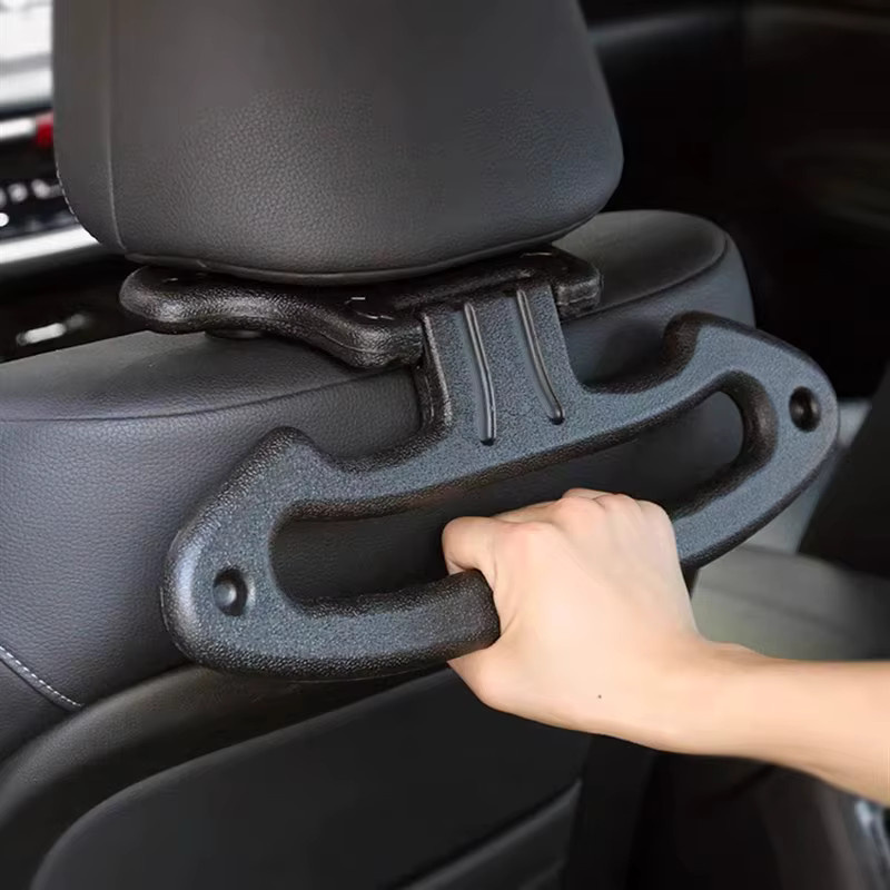 Giachidai Multifunktionaler Auto-Kleiderbügel für Kleidung und Anzüge in Schwarz - Bild 2