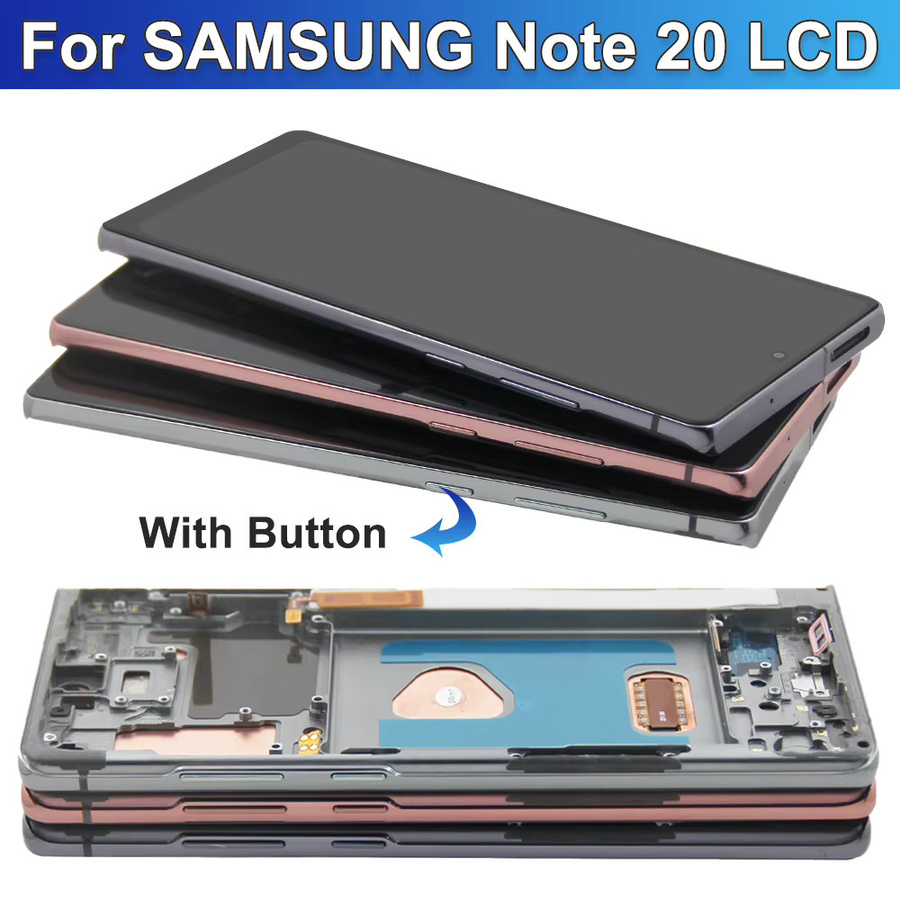 Samsung Note 20 N980 N980F SN980F/DS Ersatz Display mit Rahmen in Schwarz für AMOLED LCD Digital Touch Screen - Bild 2