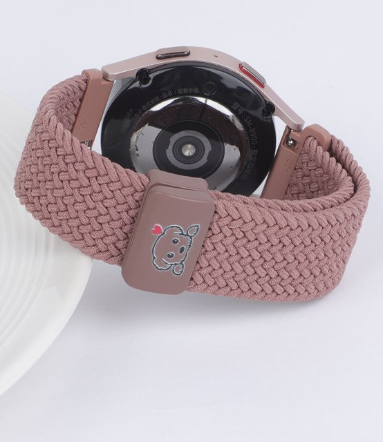 Uhrenarmband Textil/NATO, geflochten, Weiß, Unisex - Bild 1