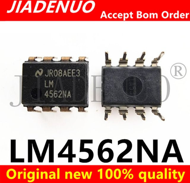 5 Stück LM4562NA LM4562 DIP-8 Chipsatz von JIADENUO in Schwarz - Bild 1