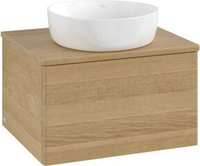 V&B Waschtischunterschrank Antao mit Beleuchtung, Farbe Honey Oak, B/T/H: 60 x 36 x 50 cm - Bild 1