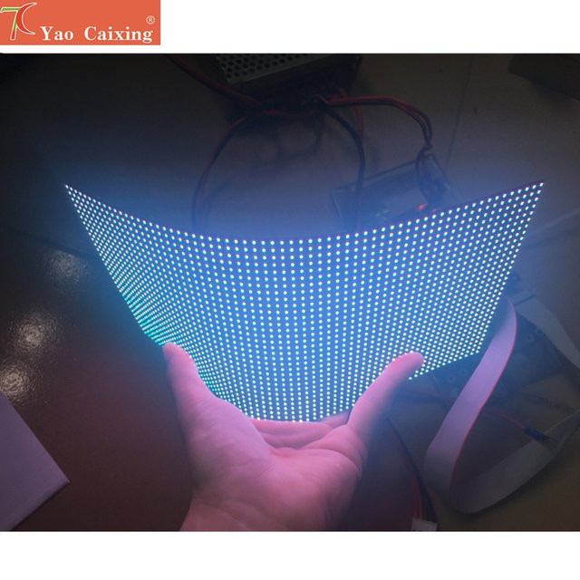 Yao Cai Xing Dot-Matrix RGB HD P4 Indoor Flexibles LED-Modul SMD Videowand Soft-Panel Vollfarbige LED-Anzeige - Bild 1