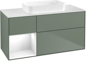 V&B Waschtischunterschrank Finion in Weiß lackiert, B/T: 120 x 60 cm - Bild 1