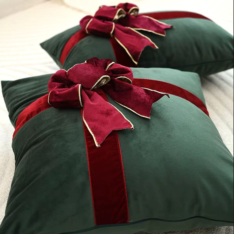 BUYNOW Kissenbezug aus Dutch Samt mit Weihnachtsmotiv für Sofa und Schlafzimmer - Bild 3