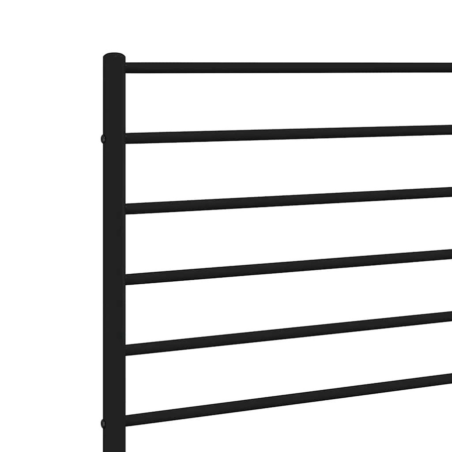 vidaXL Ersatz-Kopfteil aus Metall in Schwarz, klassisches Design - Bild 3