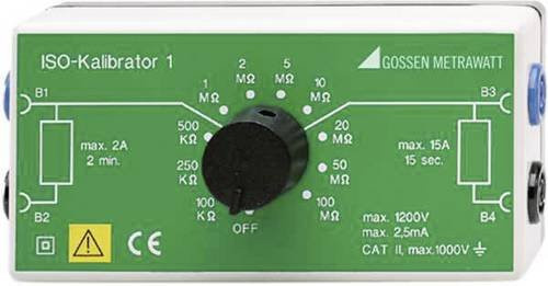 Gossen Metrawatt ISO-Kalibrator 1 Messwiderstand in Grün, B/T/H: 12,2 x 5,3 x 6,0 cm - Bild 1