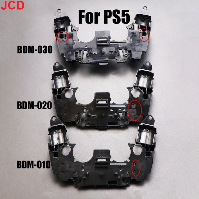 JCD Ersatz Mittlerer Rahmen für PS5 Controller BDM-010 BDM-020 BDM-030 BDM-040 BDM-050 in Schwarz - Bild 1
