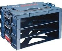 Bosch Professional i-BOXX shelf MobilitySystem Aufnahmesystem, 3 Stück, Blau, B/H/T: 44,2 x 35,6 x 34,2 cm - Bild 1