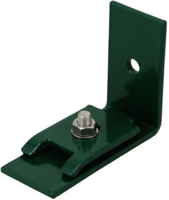 Galaflor Winkel Mattenverbinder für Doppelstabmatten 100x70mm in Grün - Bild 1
